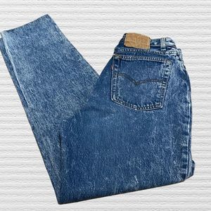 Vintage Levi’s Acid Wash Straight Leg Button Fly Jeans | 28